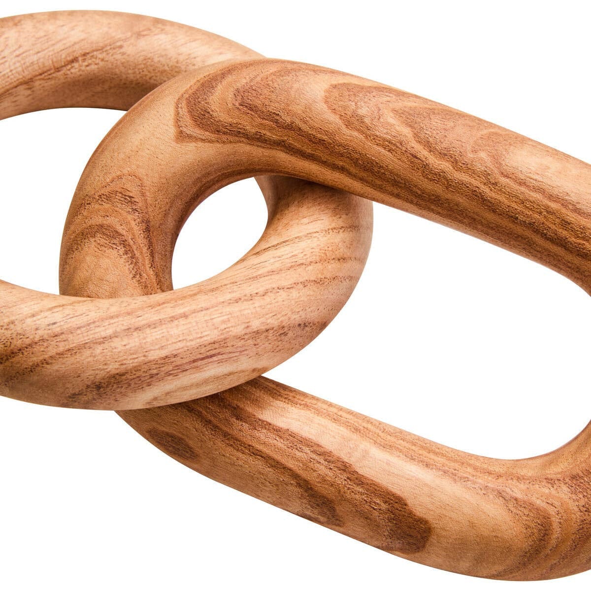 Hamilton Interiors Accessories Cato Natural Wood 2 Link Chain Decor House of Isabella UK