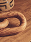 Hamilton Interiors Accessories Cato Natural Wood 2 Link Chain Decor House of Isabella UK