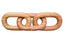 Hamilton Interiors Accessories Cato Natural Wood 3 Link Chain Decor House of Isabella UK