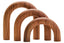 Hamilton Interiors Accessories Cato Natural Wood Arch Sculpture House of Isabella UK