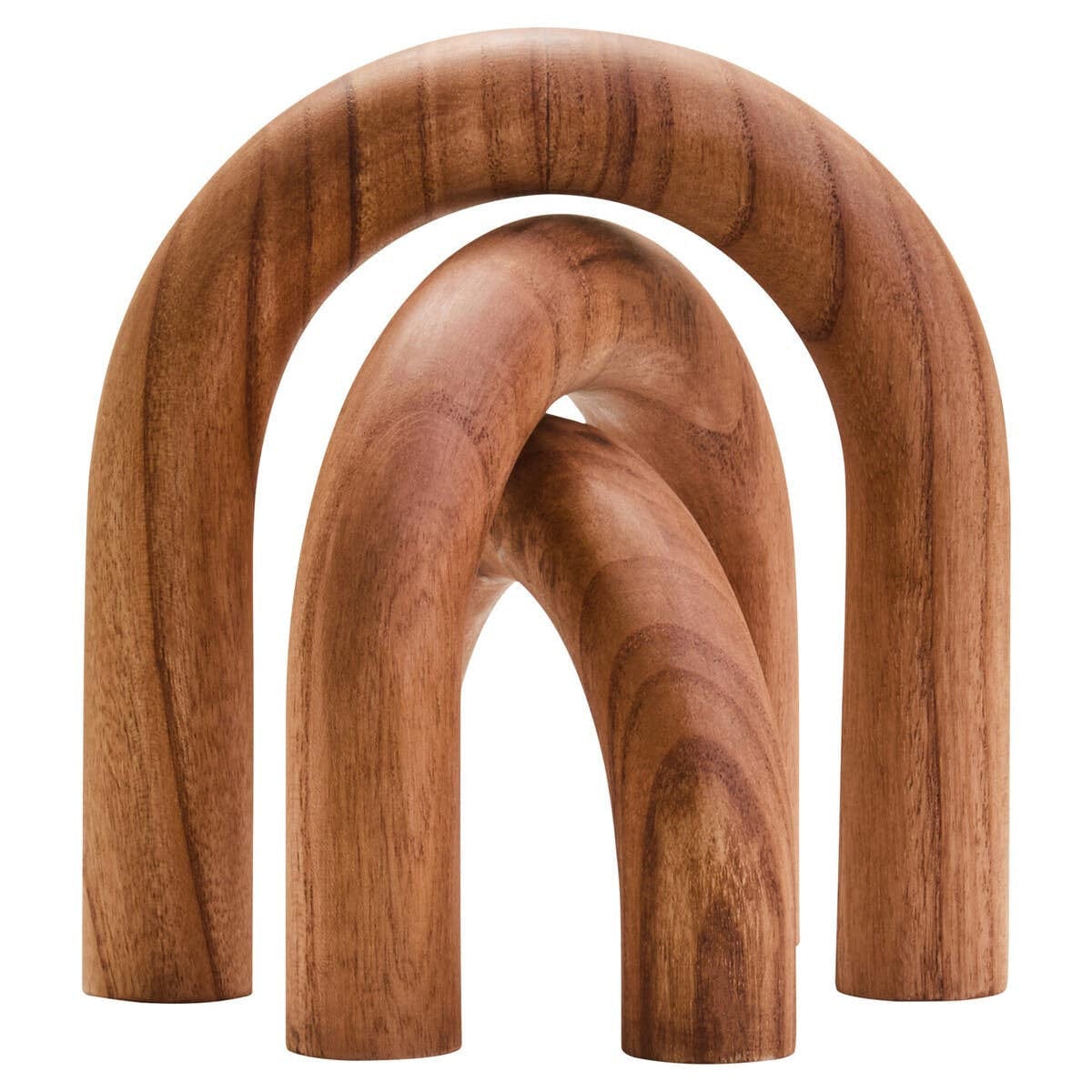 Hamilton Interiors Accessories Cato Natural Wood Arch Sculpture House of Isabella UK