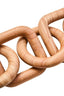 Hamilton Interiors Accessories Cato Natural Wood Five Link Chain Decor House of Isabella UK