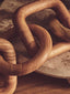 Hamilton Interiors Accessories Cato Natural Wood Five Link Chain Decor House of Isabella UK