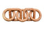 Hamilton Interiors Accessories Cato Natural Wood Five Link Chain Decor House of Isabella UK