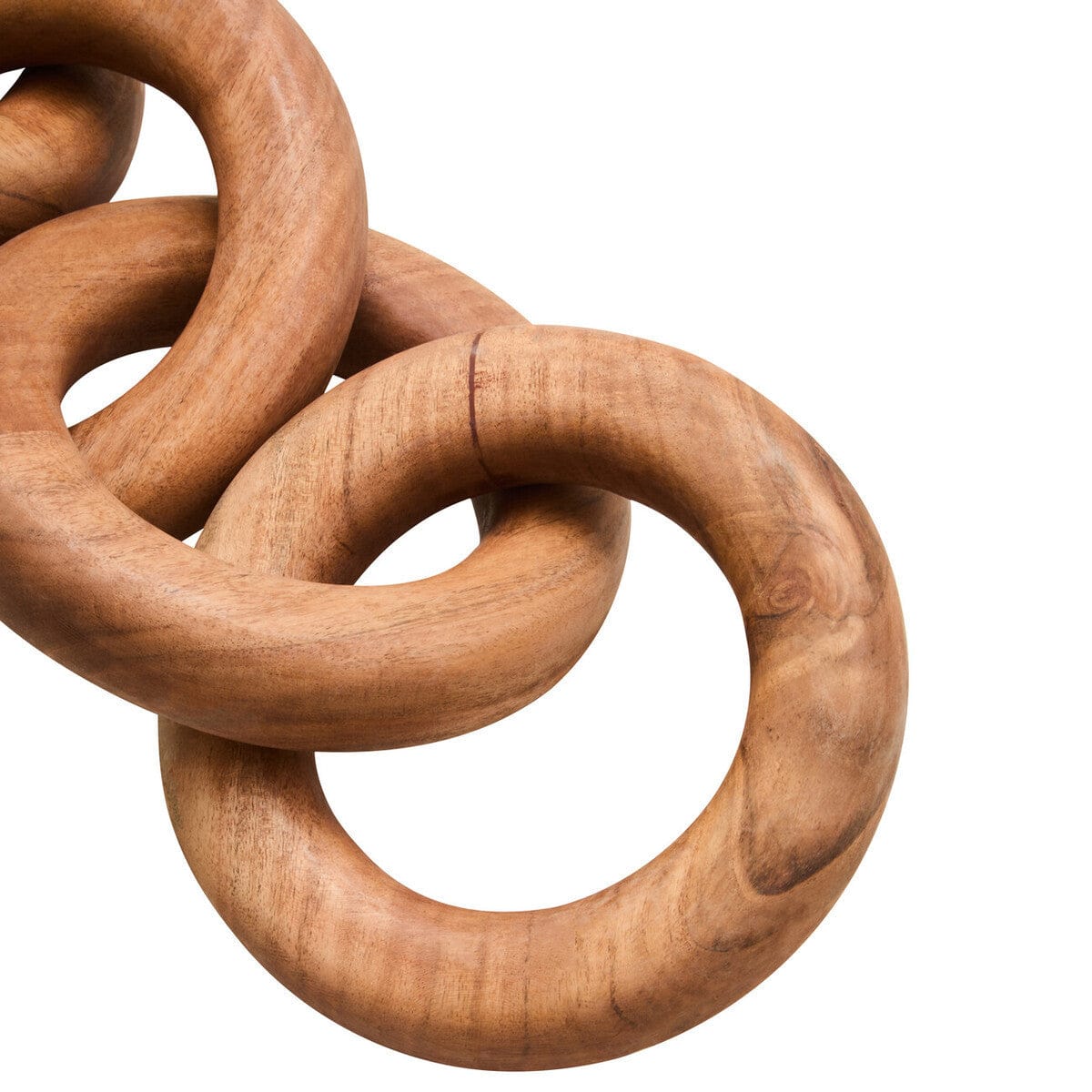 Hamilton Interiors Accessories Cato Natural Wooden 5 Link Chain Decor House of Isabella UK