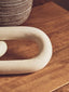 Hamilton Interiors Accessories Cato White Wood 2 Link Chain Decor House of Isabella UK