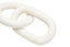 Hamilton Interiors Accessories Cato White Wood 2 Link Chain Decor House of Isabella UK