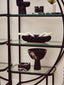 Hamilton Interiors Accessories Cato White Wood 5 Link Chain Decor House of Isabella UK
