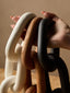 Hamilton Interiors Accessories Cato White Wood 5 Link Chain Decor House of Isabella UK