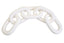 Hamilton Interiors Accessories Cato White Wood 5 Link Chain Decor House of Isabella UK