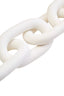 Hamilton Interiors Accessories Cato White Wood 5 Link Chain Decor House of Isabella UK
