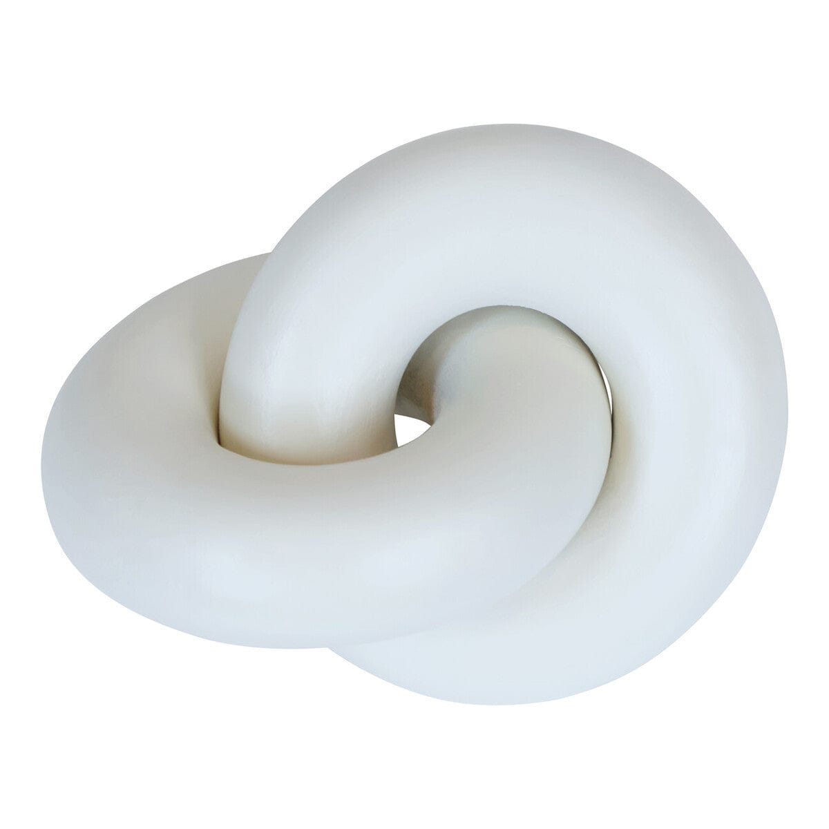 Hamilton Interiors Accessories Cato White Wood Small Knot Decor House of Isabella UK