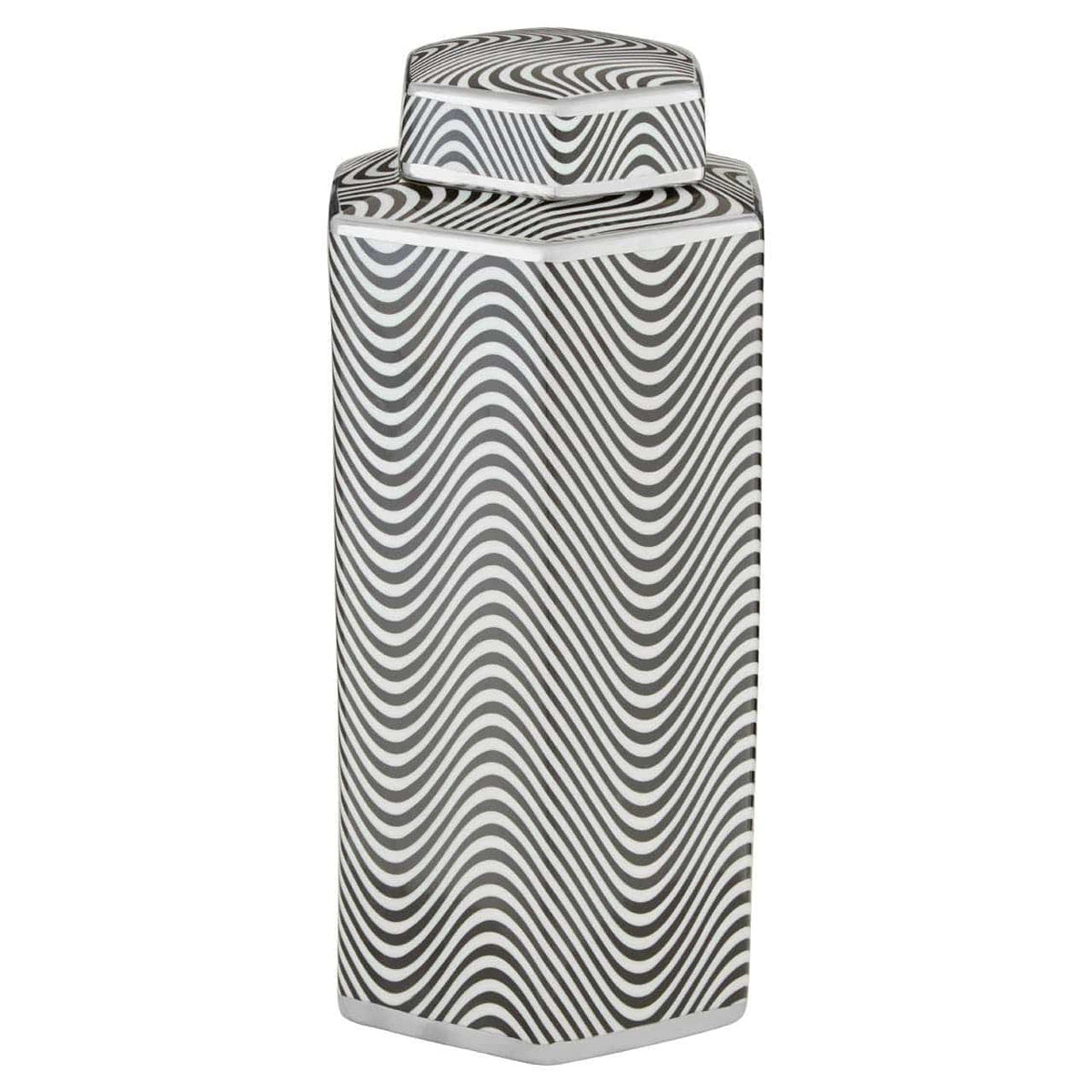 Hamilton Interiors Accessories Celeste Large Ceramic Jar House of Isabella UK