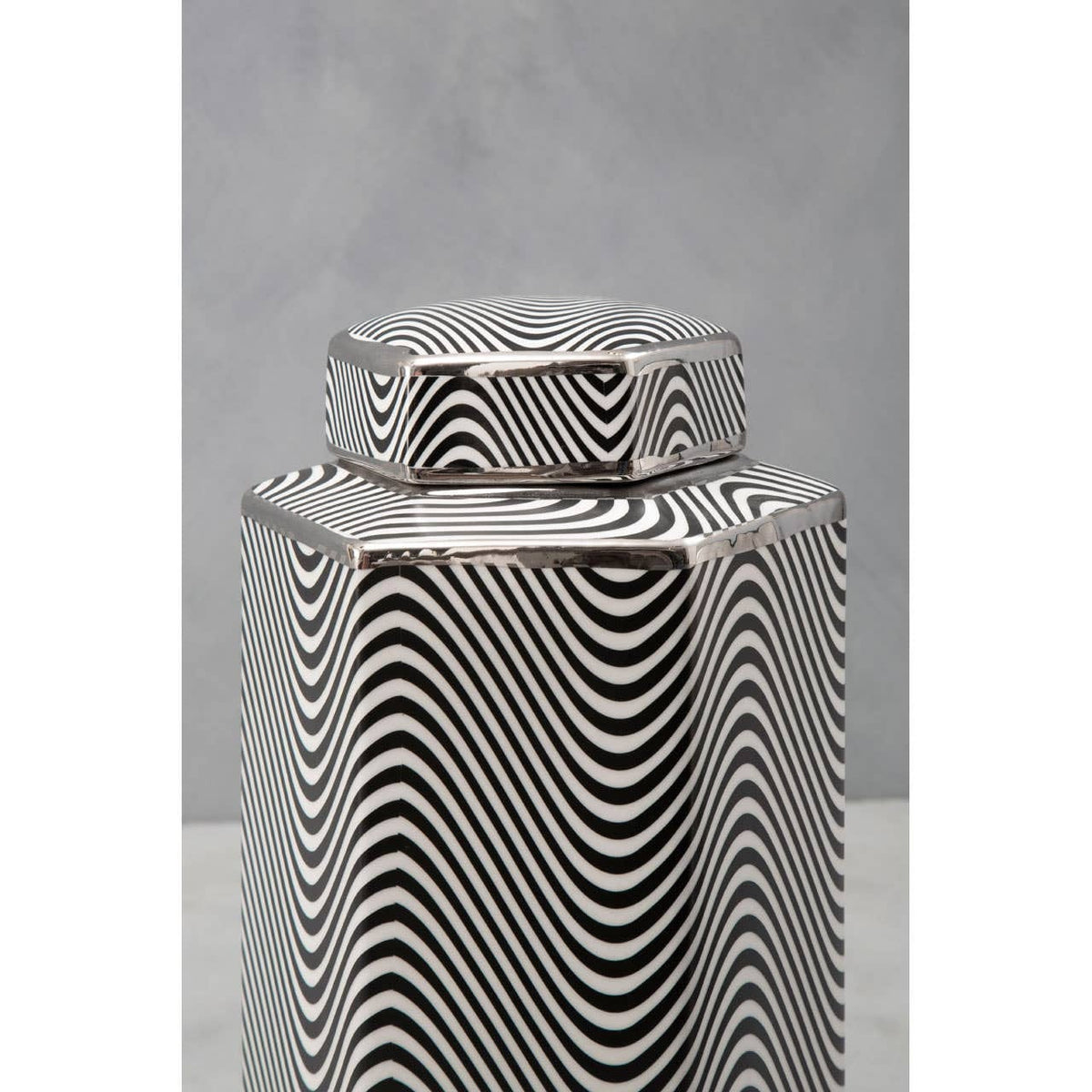 Hamilton Interiors Accessories Celeste Large Ceramic Jar House of Isabella UK