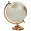 Hamilton Interiors Accessories Churchill Antique White Globe on Gold Stand House of Isabella UK