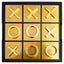 Hamilton Interiors Accessories Churchill Games Black And Gold Aluminium Noughts and Crosses House of Isabella UK