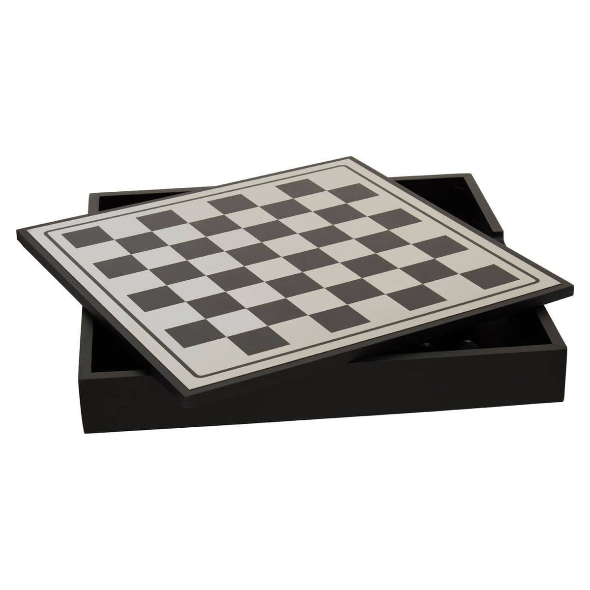 Hamilton Interiors Accessories Churchill Games Black and Silver Chess Set House of Isabella UK