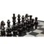 Hamilton Interiors Accessories Churchill Games Black and Silver Chess Set House of Isabella UK