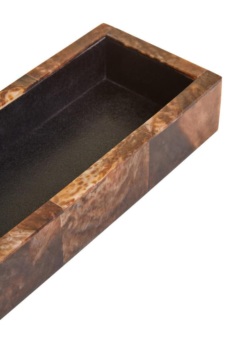 Hamilton Interiors Accessories Churchill Games Brown and Black Finish Five Dice Set House of Isabella UK