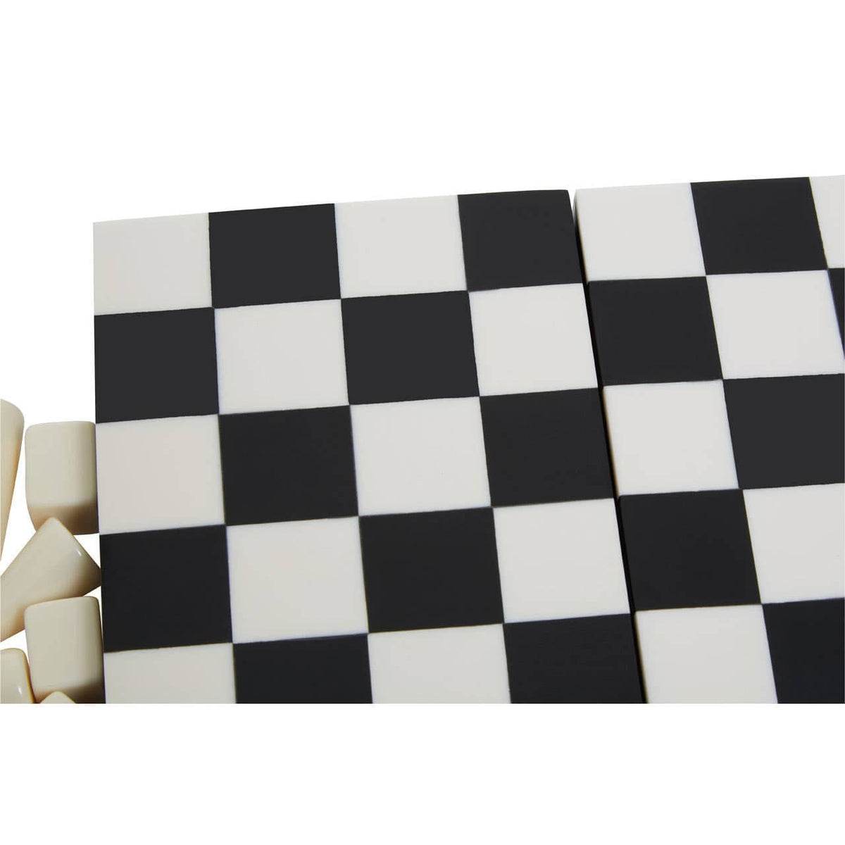 Hamilton Interiors Accessories Churchill Games Small Black and White Foldable Chess Set House of Isabella UK