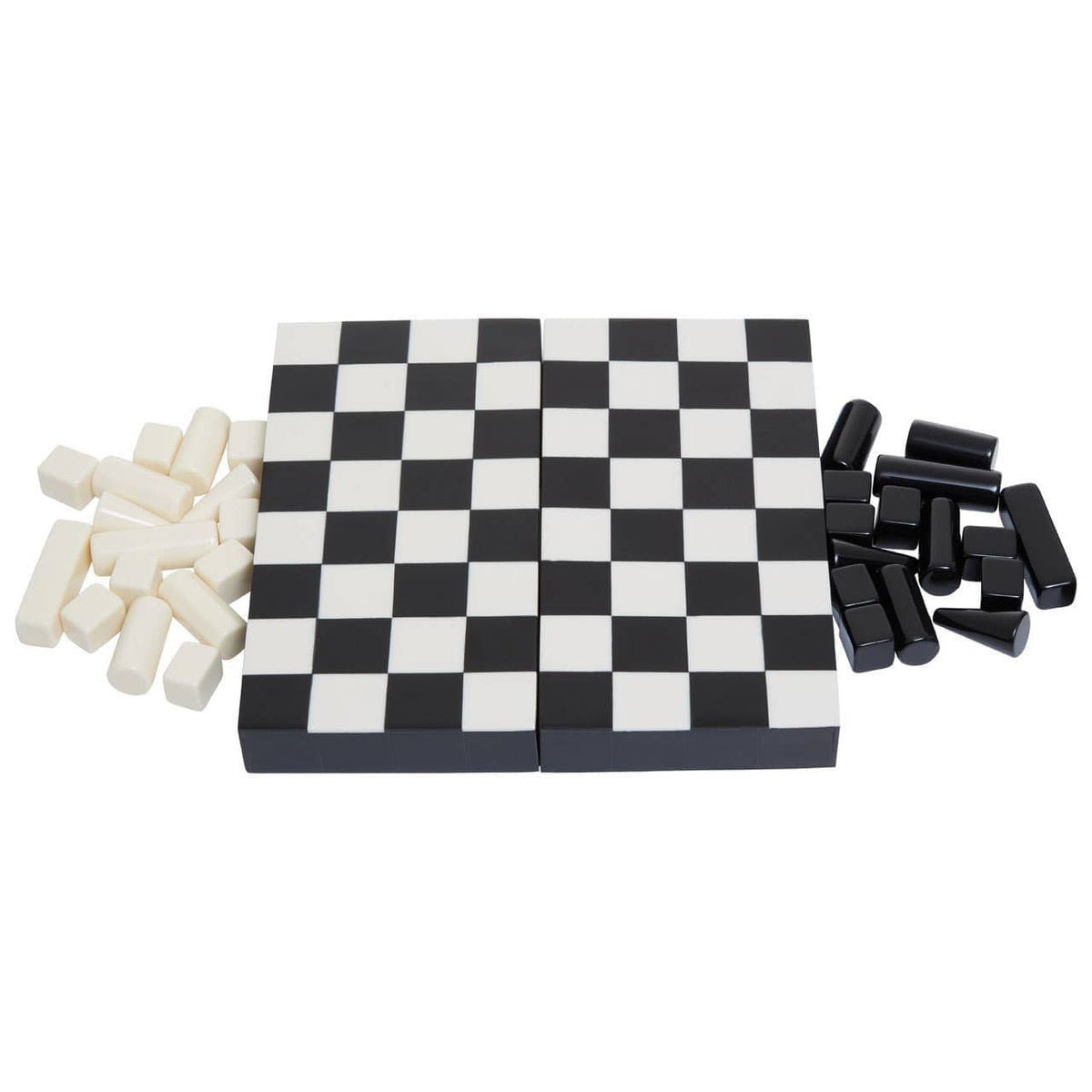 Hamilton Interiors Accessories Churchill Games Small Black and White Foldable Chess Set House of Isabella UK