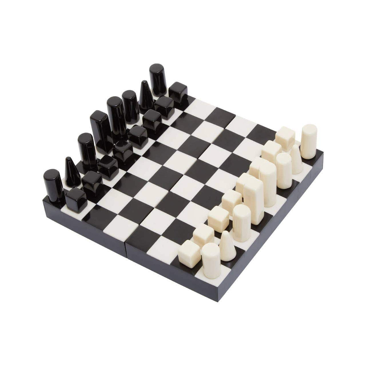 Hamilton Interiors Accessories Churchill Games Small Black and White Foldable Chess Set House of Isabella UK