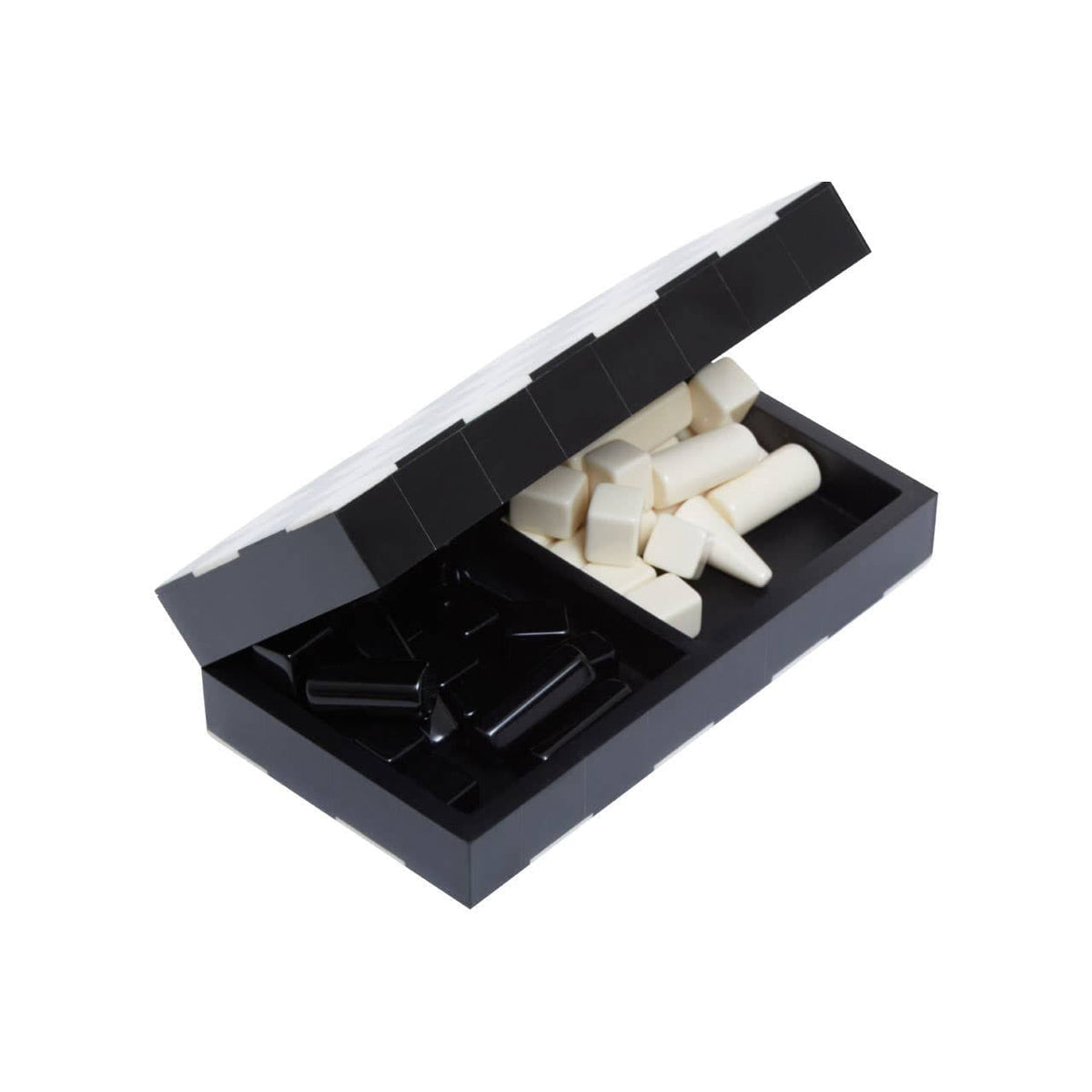 Hamilton Interiors Accessories Churchill Games Small Black and White Foldable Chess Set House of Isabella UK
