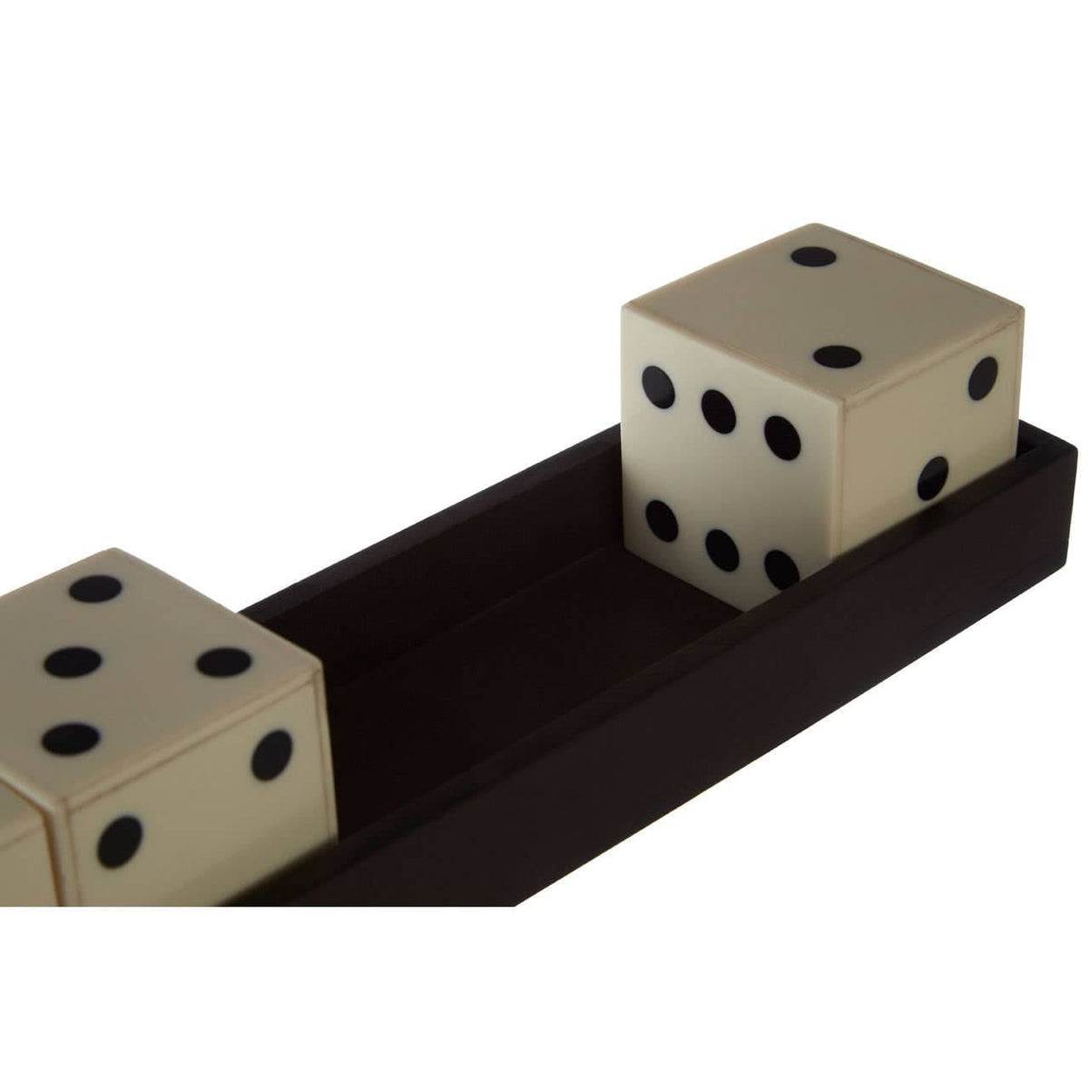 Hamilton Interiors Accessories Churchill Games White and Black 5 Dice Set House of Isabella UK