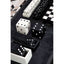 Hamilton Interiors Accessories Churchill Games White and Black Dice Box with 5 Dice House of Isabella UK