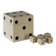 Hamilton Interiors Accessories Churchill Games White and Black Dice Box with 5 Dice House of Isabella UK