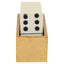 Hamilton Interiors Accessories Churchill Games White and Gold Domino Set with White Dominoes House of Isabella UK