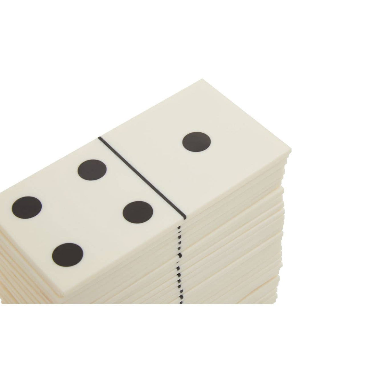 Hamilton Interiors Accessories Churchill Games White and Gold Domino Set with White Dominoes House of Isabella UK