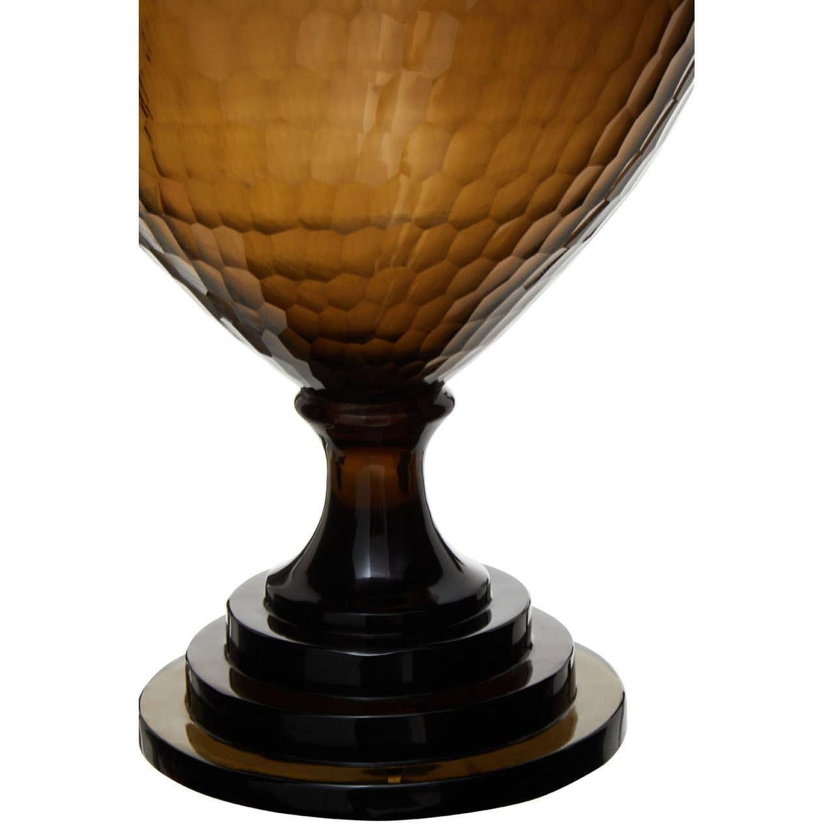 Hamilton Interiors Accessories Cortina Large Honeycomb Glass Candle Holder House of Isabella UK