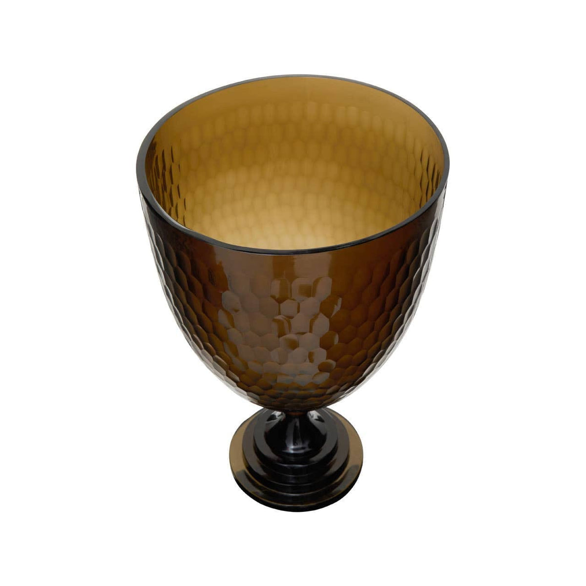 Hamilton Interiors Accessories Cortina Large Honeycomb Glass Candle Holder House of Isabella UK