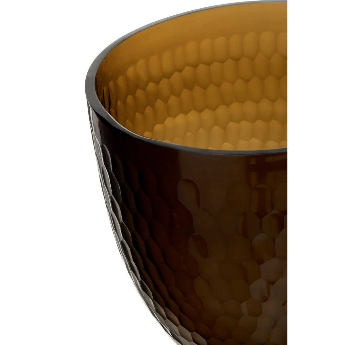 Hamilton Interiors Accessories Cortina Large Honeycomb Glass Candle Holder House of Isabella UK