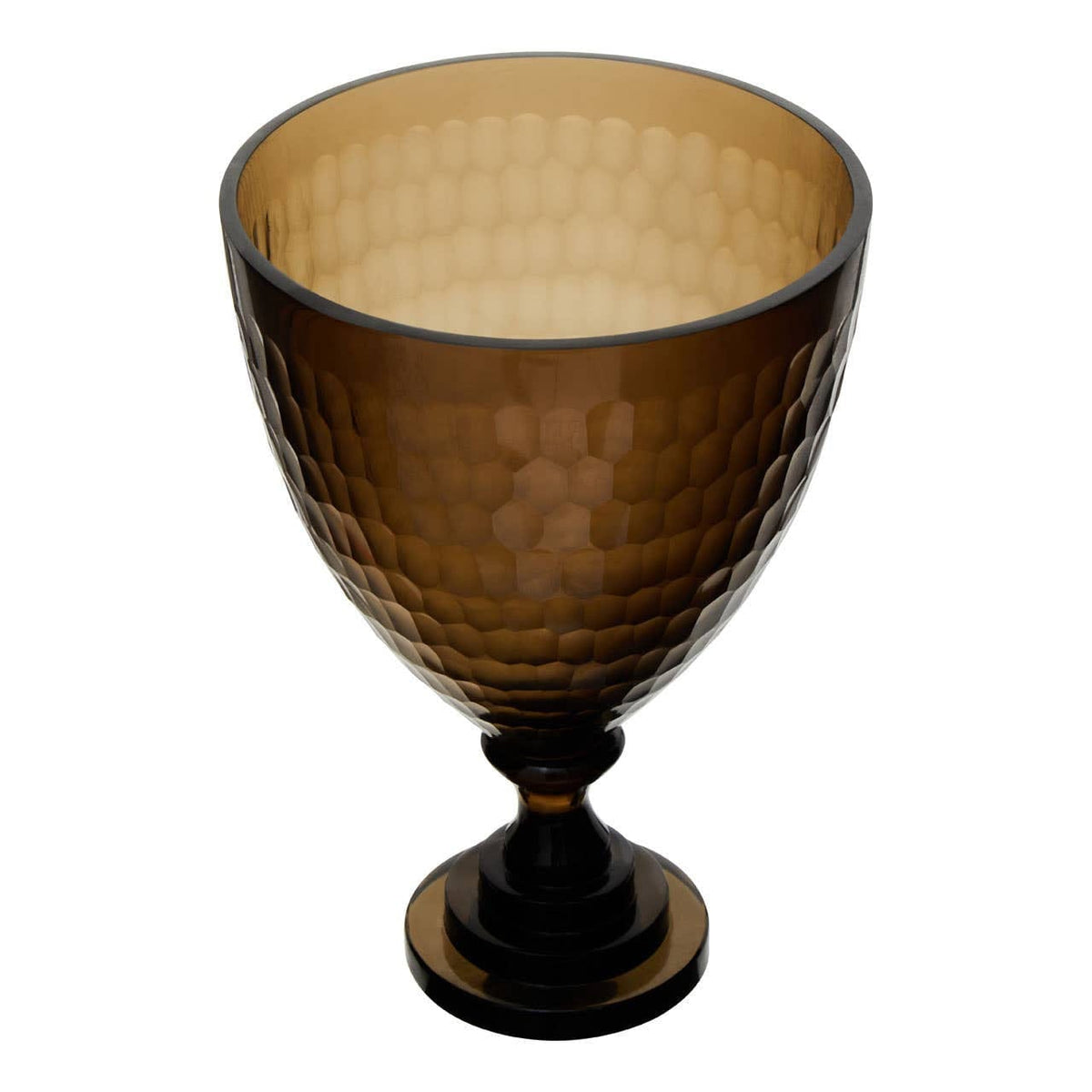 Hamilton Interiors Accessories Cortina Small Honeycomb Glass Candle Holder House of Isabella UK