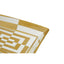 Hamilton Interiors Accessories Curva Ceramic Gold and White Dish House of Isabella UK