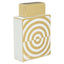 Hamilton Interiors Accessories Curva Gold and White Ceramic Jar House of Isabella UK