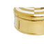 Hamilton Interiors Accessories Curva Round Gold and White Trinket Box House of Isabella UK