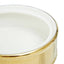 Hamilton Interiors Accessories Curva Round Gold and White Trinket Box House of Isabella UK