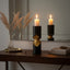 Hamilton Interiors Accessories Daito Small Black and Gold Finish Candle Holder House of Isabella UK
