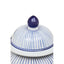 Hamilton Interiors Accessories Damson Large White And Blue Ceramic Jar House of Isabella UK