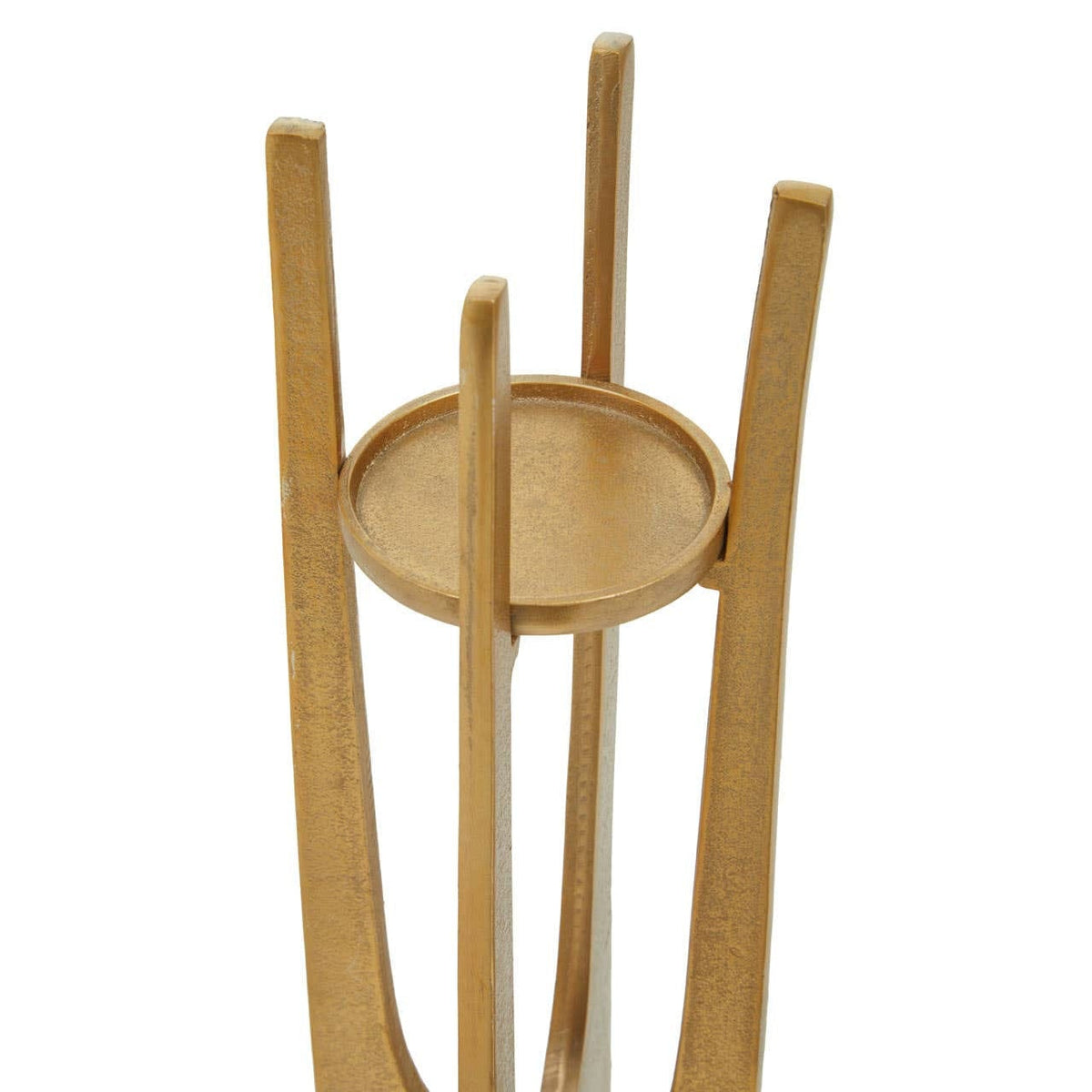 Hamilton Interiors Accessories Dante Large Gold Finish Candle Holder House of Isabella UK