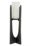 Hamilton Interiors Accessories Dante Small Washed Grey Finish Candle Holder House of Isabella UK