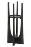 Hamilton Interiors Accessories Dante Small Washed Grey Finish Candle Holder House of Isabella UK