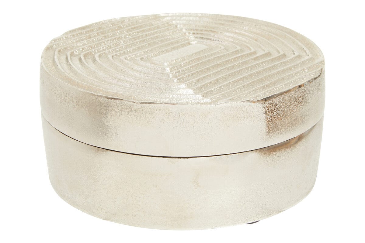 Hamilton Interiors Accessories Dax Large Silver Box House of Isabella UK