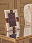 Hamilton Interiors Accessories Decio 4In x 6In Cream And Brown Finish Photo Frame House of Isabella UK