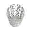 Hamilton Interiors Accessories Delphi Small Candle Holder in Silver Finish House of Isabella UK