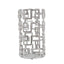 Hamilton Interiors Accessories Delphi Small Candle Holder in Silver Finish House of Isabella UK