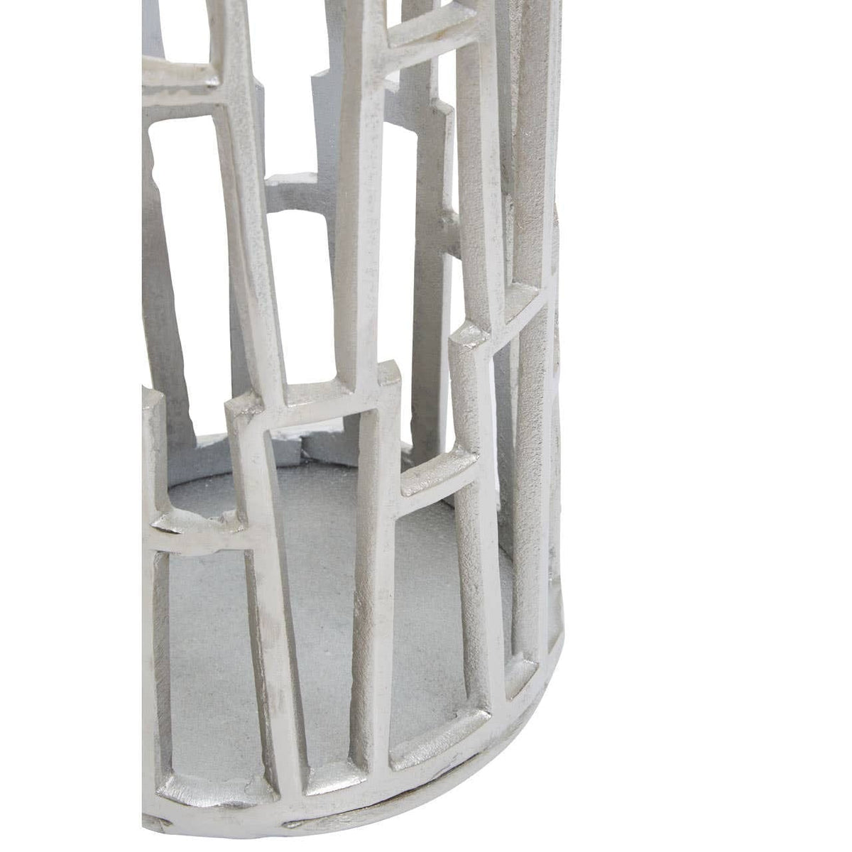 Hamilton Interiors Accessories Delphi Small Silver Finish Candle Holder House of Isabella UK